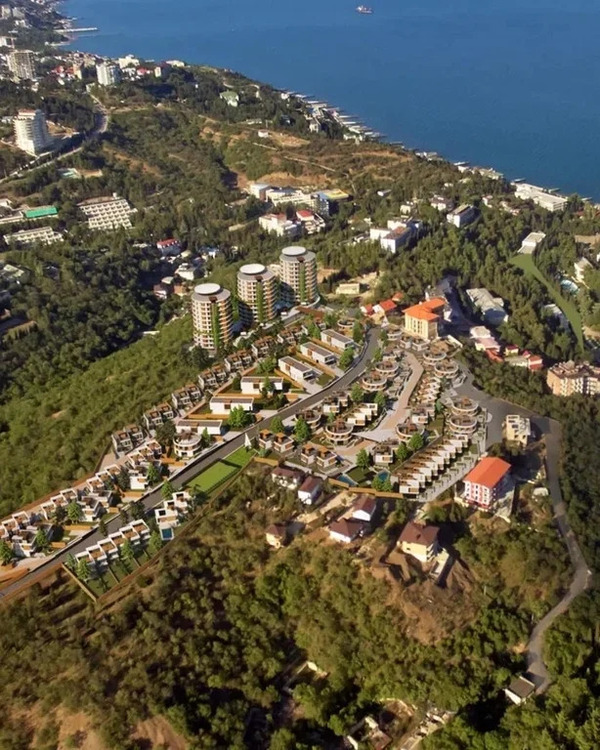 Апартаменты в Крыму, Алушта. У моря премиум класс с панорамным видом